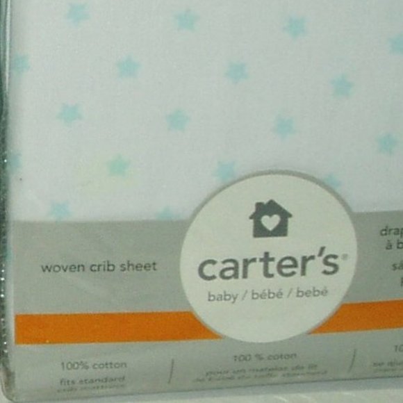 Blue Crib Sheet & Changing Pad Cover Boys Nursey - Picture 5 of 9